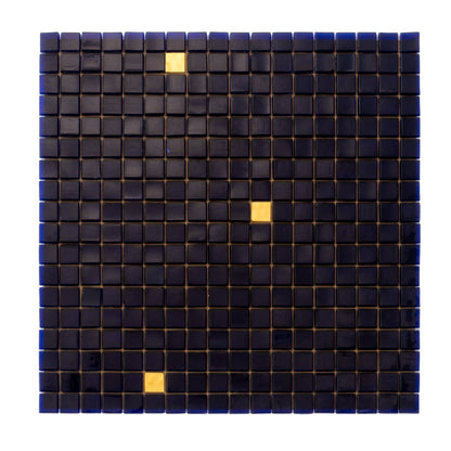 Dark Blue 12x12 Glossy Uniform Square Glass Mosaic Tile (20 pack, 18.69 sq ft/case)