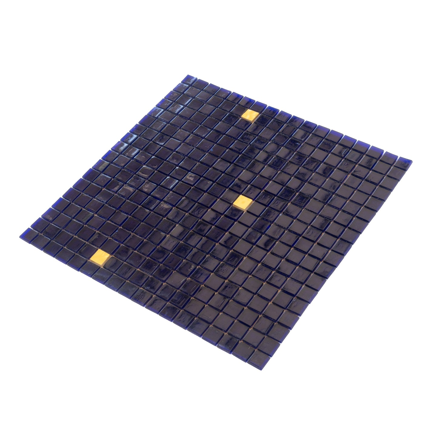 Dark Blue 12x12 Glossy Uniform Square Glass Mosaic Tile (20 pack, 18.69 sq ft/case)
