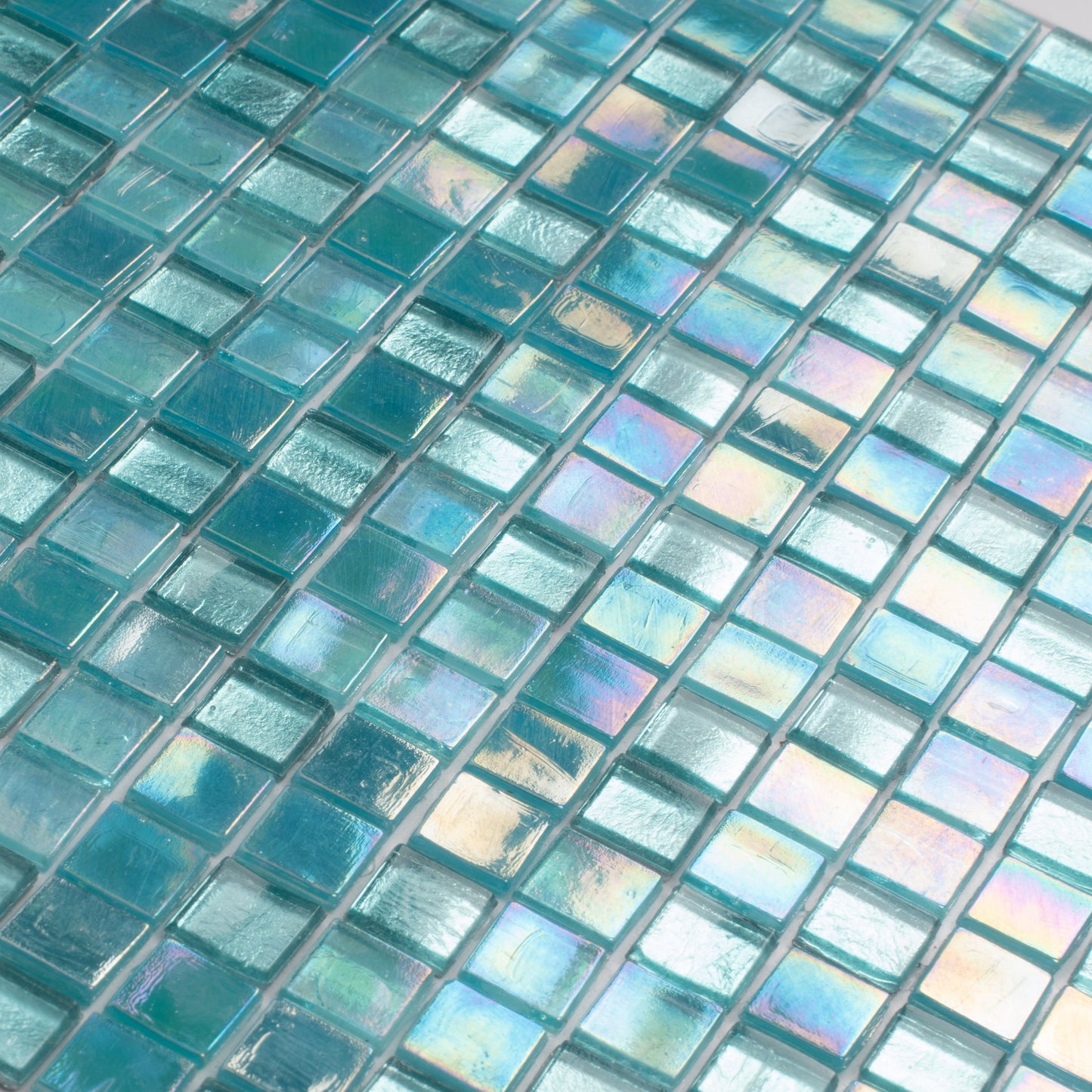 Mint Green 12x12 Uniform Square Glossy Glass Mosaic Tile (20 pack, 18.69 sq ft/case) - Sample