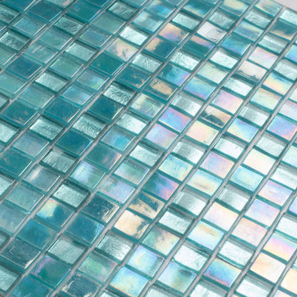Mint Green 12x12 Uniform Square Glossy Glass Mosaic Tile (20 pack, 18.69 sq ft/case) - Sample