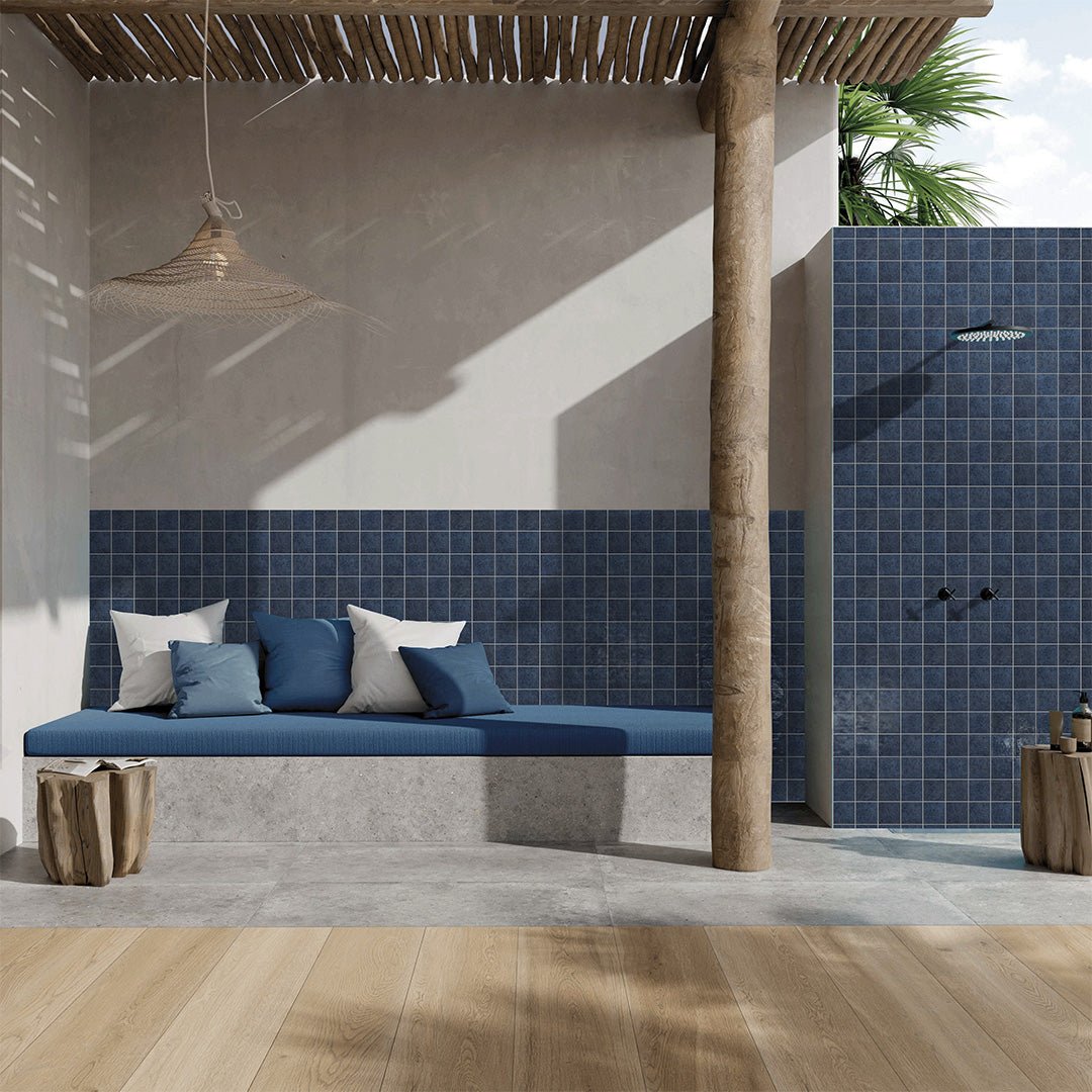 Denim, 6" x 6" - Porcelain Pool Tile - view 8