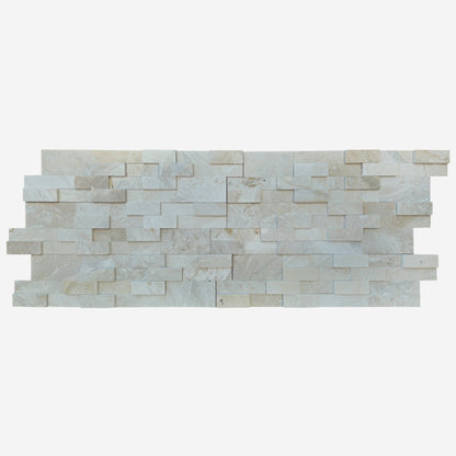 Diana Royal Ledger 3D Panel 6"x24" Honed Natural Marble Wall Tile