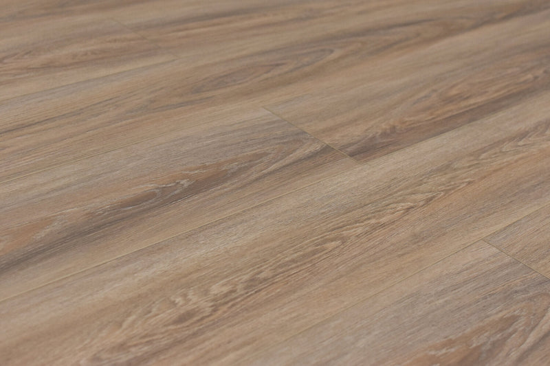 Domino WPC 7"x60" Vinyl Flooring 9.5mm- Chic Tan