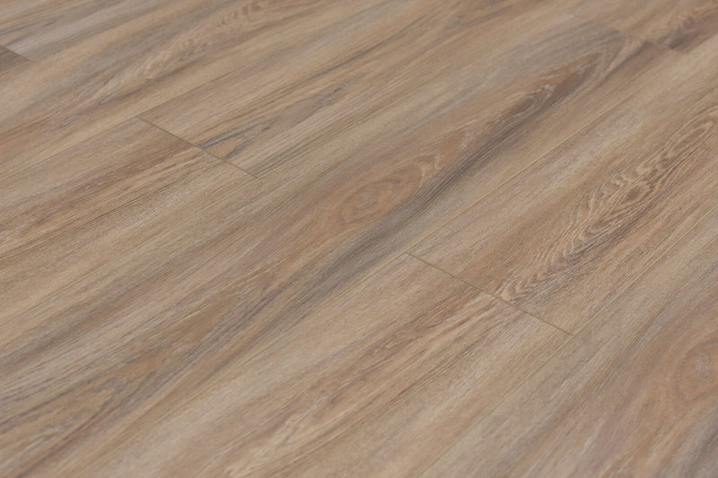 Domino WPC 7"x60" Vinyl Flooring 9.5mm- Chic Tan