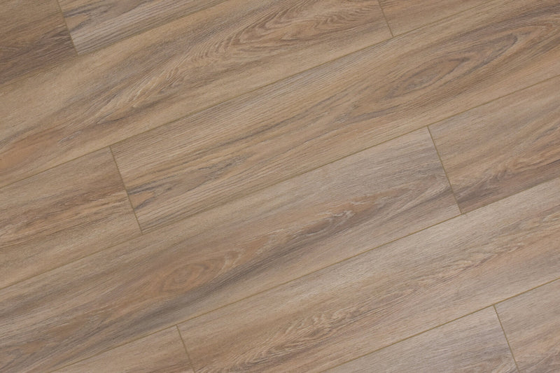 Domino WPC 7"x60" Vinyl Flooring 9.5mm- Chic Tan