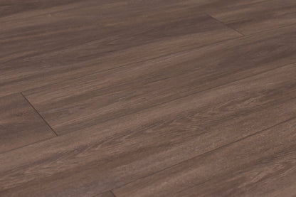 Domino WPC 7"x60" Vinyl Flooring 9.5mm - Olive Walnut