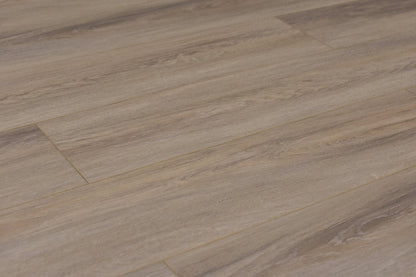 Domino WPC 7"x60" Vinyl Flooring 9.5mm - Silvery Beige