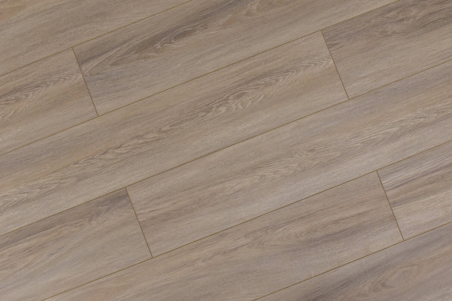 Domino WPC 7"x60" Vinyl Flooring 9.5mm - Silvery Beige