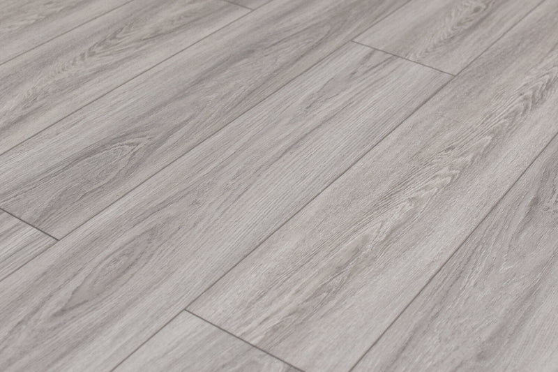 Domino WPC 7"x60" Vinyl Flooring 9.5mm - Soft Gray