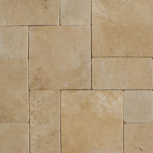 MSI Durango Cream Tumbled Travertine Pavers