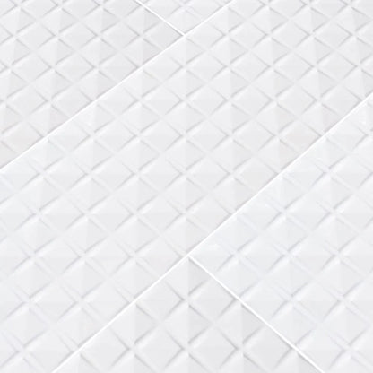 MSI Dymo Chex White Ceramic Wall Tile