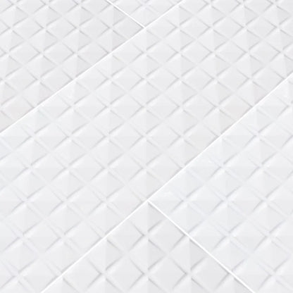 MSI Dymo Chex White Ceramic Wall Tile