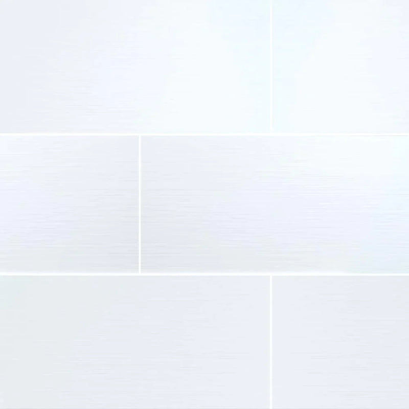 MSI Dymo Stripe White Glossy Ceramic Wall Tile