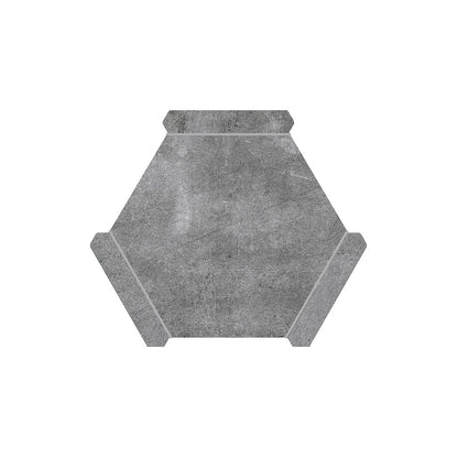 Coin Gray 9x10 Matte Hexagon Porcelain Tile (18 pack, 8.07 sq ft/case)