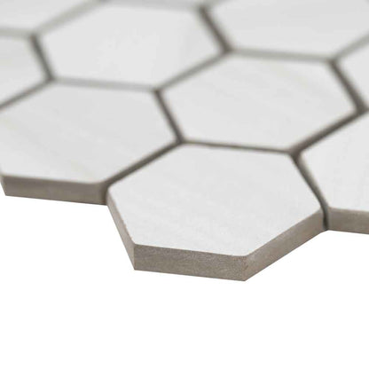 MSI Eden Dolomite Porcelain Mosaic Hexagon Wall and Floor Tile