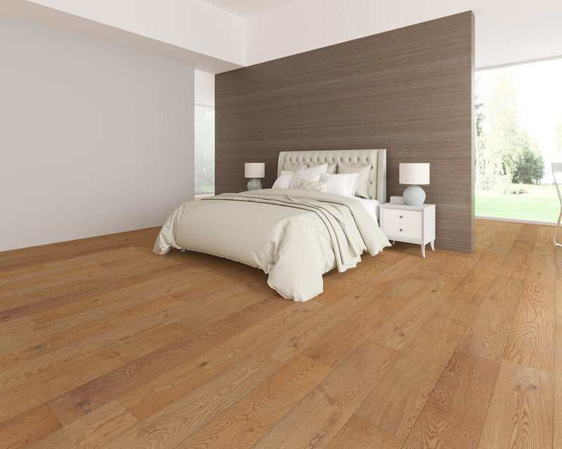 Elysian Wirebrushed Engineered Hardwood 7.5x0.5 inch Collective Tan TRPEH-EEOCT bedroom bed lamp product shot