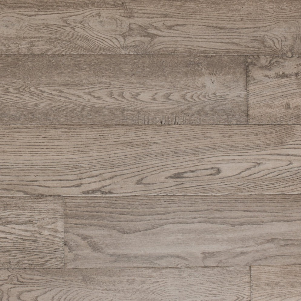 Elysian Wirebrushed Engineered Hardwood 7.5x0.5 inch Ethereal Gray TRPEH-EEOEG product shot