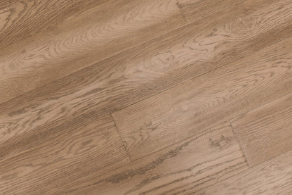 Elysian Wirebrushed Engineered Hardwood 7.5x0.5 inch Mojave Fog TRPEH-EEOMF product angle shot