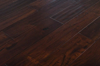 Acacia Walnut Distressed/Handscraped Solid Hardwood 3/4 x 4.75 in. - Cordoba