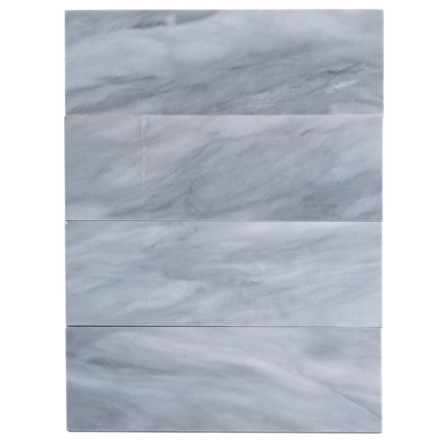 Gray 4x12 Subway Honed Marble Tile (15 pack, 5 sq ft/case) - Sample
