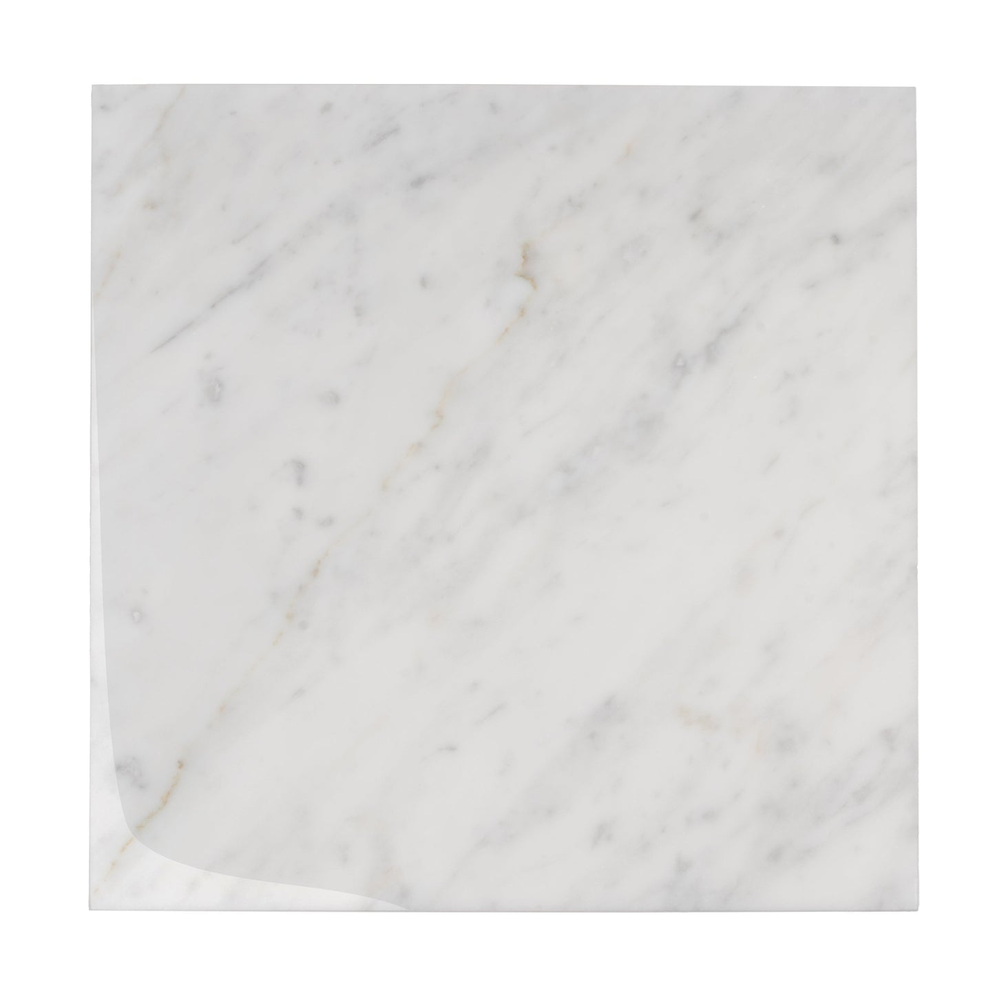 White 12x12 Honed Field Bianco Carrara Marble Tile (10 pack, 10 sq ft/case)