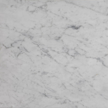 White 12x12 Polished Field Bianco Carrara Marble Tile (10 pack, 10 sq ft/case)