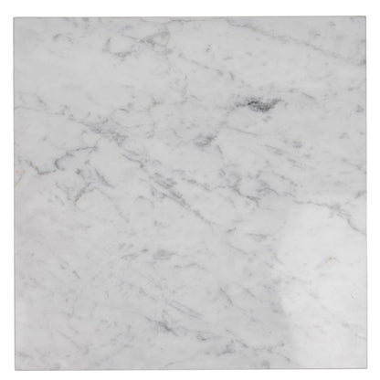 White 12x12 Polished Field Bianco Carrara Marble Tile (10 pack, 10 sq ft/case)