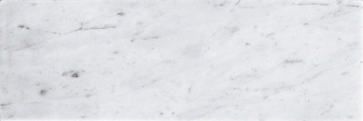 White 4x12 Honed Subway Bianco Carrara Marble Tile (15 pack, 5 sq ft/case)