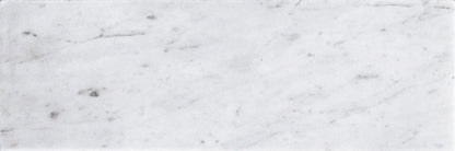 White 4x12 Subway Honed Marble Tile (15 pack, 5 sq ft/case) - Sample
