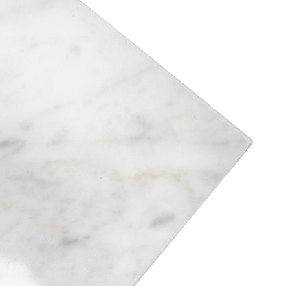 White 4x12 Subway Polished Marble Tile (15 pack, 5 sq ft/case) - Sample