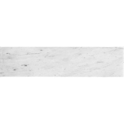 White 4x16 Honed Subway Bianco Carrara Marble Tile (10 pack, 4.44 sq ft/case)