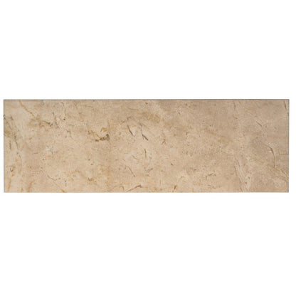 Beige 4x12 Polished Subway Marble Tile (15 pack, 5 sq ft/case) - Sample