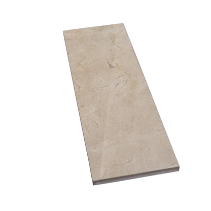 Beige 4x12 Polished Subway Crema Marfil Marble Tile (15 pack, 5 sq ft/case)