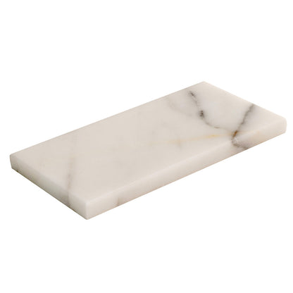 White 3x6 Honed Subway Calacatta Gold Marble Tile (40 pack, 5 sq ft/case)