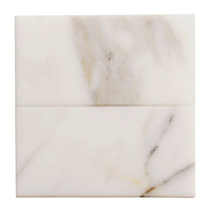 White 3x6 Honed Marble Subway Tile (40 pack, 5 sq ft/case) - Sample