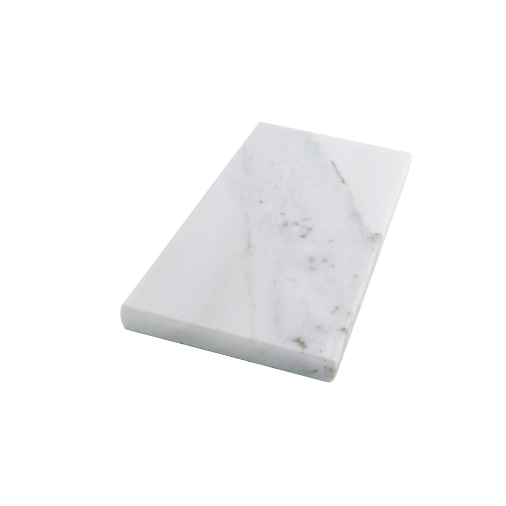 White 3x6 Polished Subway Calacatta Gold Marble Tile (40 pack, 5 sq ft/case)