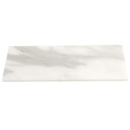 White 4x12 Honed Subway Calacatta Gold Marble Tile (15 pack, 5 sq ft/case)