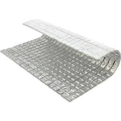 Cloud Silver 12x12 Glossy Uniform Square Glass Mosaic Tile (20 pack, 18.69 sq ft/case) - Sample