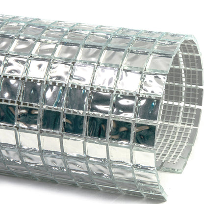 Cloud Silver 12x12 Glossy Uniform Square Glass Mosaic Tile (20 pack, 18.69 sq ft/case) - Sample