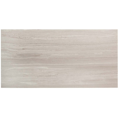Wooden Grey 4x12 Honed Subway Marble Tile (15 pack, 5 sq ft/case)