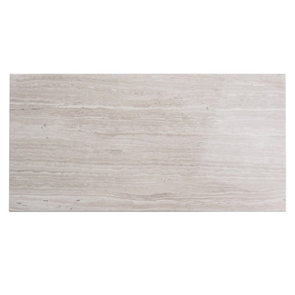 Fossil Gray 12x24 Polished Field Marble Tile (5 pack, 10 sq ft/case) - Sample