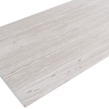 Fossil Gray 12x24 Polished Field Marble Tile (5 pack, 10 sq ft/case) - Sample