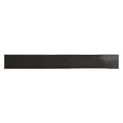Jet Black 2x16 Glossy Ceramic Subway Tile (50 pack, 10.76 sq ft/case)