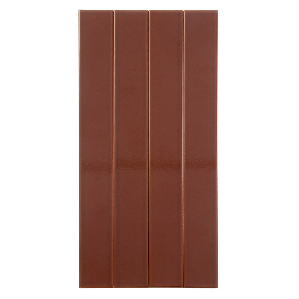Caramel 2x16 Glossy Ceramic Subway Tile (50 pack, 10.76 sq ft/case) - Sample