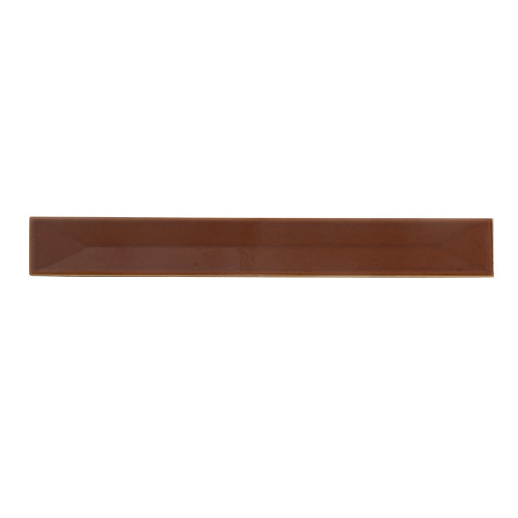 Caramel 2x16 Glossy Ceramic Deco Subway Tile (50 pack,10.76 sq ft/case) - Sample