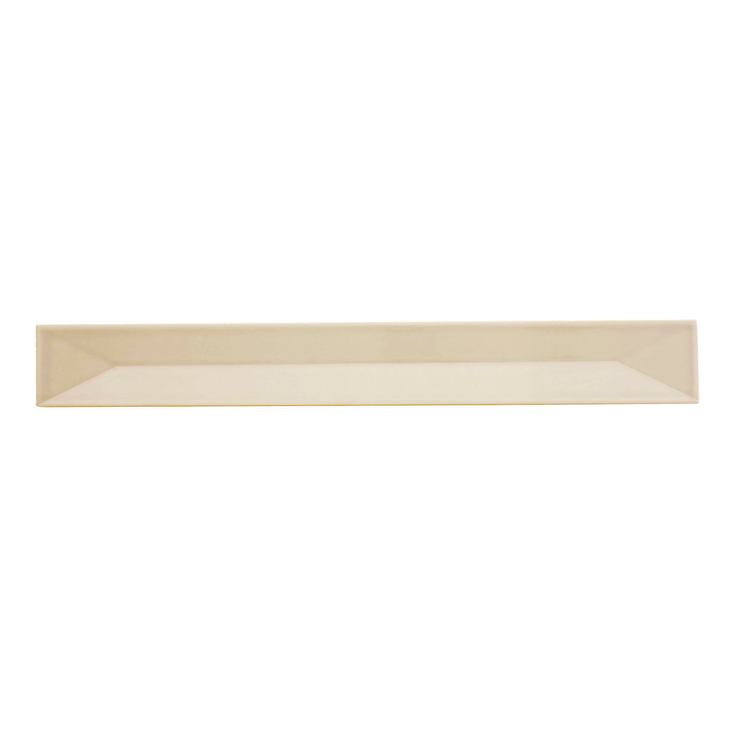 Soft Dove Gray 2x16 Glossy Ceramic Deco Subway Tile (50 pack,10.76 sq ft/case) - Sample