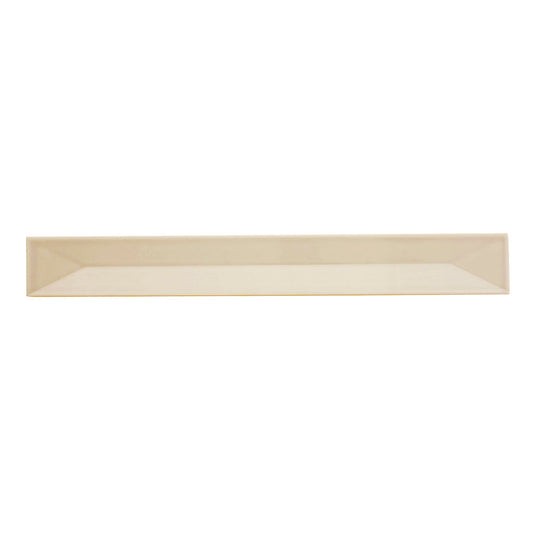Soft Dove Gray 2x16 Glossy Ceramic Deco Subway Tile (50 pack,10.76 sq ft/case) - Sample