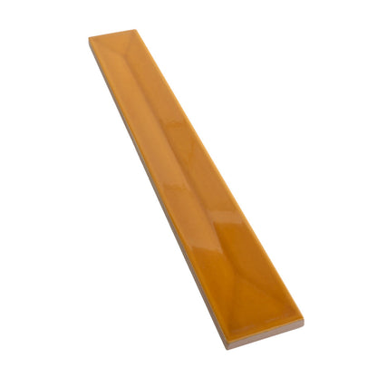 Honey 2x16 Glossy Ceramic Deco Subway Tile (50 pack,10.76 sq ft/case) - Sample