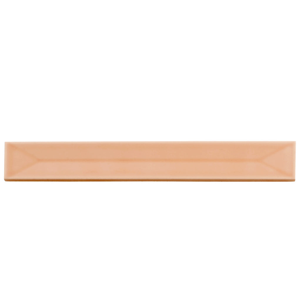 Powder Pink 2x16 Glossy Ceramic Deco Subway Tile (50 pack,10.76 sq ft/case) - Sample