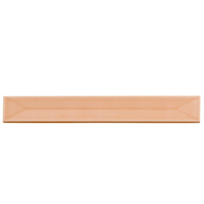 Powder Pink 2x16 Glossy Ceramic Deco Subway Tile (50 pack,10.76 sq ft/case) - Sample